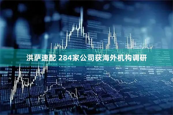 洪萨速配 284家公司获海外机构调研