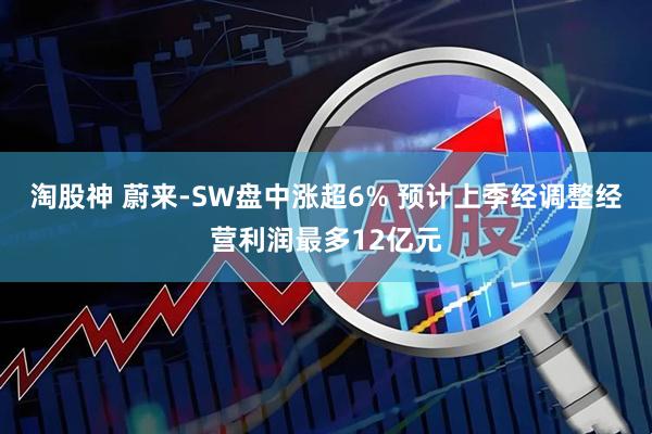 淘股神 蔚来-SW盘中涨超6% 预计上季经调整经营利润最多12亿元