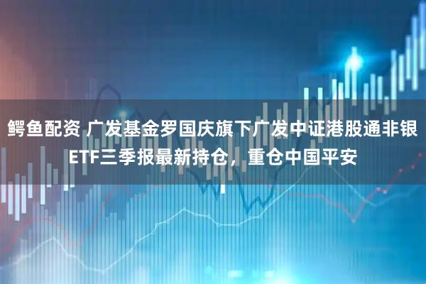 鳄鱼配资 广发基金罗国庆旗下广发中证港股通非银ETF三季报最新持仓，重仓中国平安
